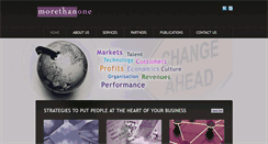 Desktop Screenshot of morethanoneltd.com